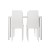 Artiss White Dining Set - Modern 5-Piece with 18mm MDF Table & PVC Chairs, Powder-Coated Metal Frame, Easy Assembly