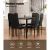 Artiss Modern Black 7-Piece Dining Set – 18mm MDF Table, PVC Chairs, Metal Frame, Easy Assembly, Water Resistant