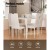 Artiss 7-Piece Modern Dining Set with 6 Chairs, White - 18mm MDF Tabletop, Powder-Coated Metal Frame, Easy Assembly