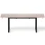 Artiss 2M Extendable Dining Table - Natural Wood Top, Black Metal Legs, Seats 4-6, 140-200cm, Easy Assembly