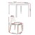 Artiss 5 Piece Dining Table and Chairs Set White – 120cm Wood Table, 4 Beech Wood Leg Chairs, Modern Kitchen Furniture