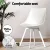 Artiss 5-Piece Dining Set – Rectangle White Table 120x70cm with 4 Cushioned Chairs, Sturdy Steel Legs, Modern Design