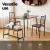 Artiss Rustic Brown Dining Table Set for 4 - Includes 2 Chairs & Bench, Durable MDF & Metal, Compact Space-Saving Design Artiss Rustic Brown Dining Table Set for 4 - Includes 2 Chairs & Bench, Durable MDF & Metal, Compact Space-Saving Design