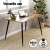 Artiss 5 Piece Dining Set Grey Velvet – 1 Dining Table with Wood Grain Finish and 4 Velvet Chairs, 120x80cm
