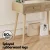 Artiss Dressing Table Set, Rattan, Rubberwood, 90cm, Pine, with Mirror and Storage Drawers, Easy Assembly
