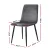 Artiss Dining Chairs Set of 4 Velvet Upholstered Grey, Iron Legs, Wide Seat, 150kg Capacity, Modern Design, 45x42x86cm