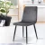 Artiss Dining Chairs Set of 4 Velvet Upholstered Grey, Iron Legs, Wide Seat, 150kg Capacity, Modern Design, 45x42x86cm