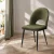 Artiss Loren Velvet Dining Chairs Set of 2 - Green & Black, 48x48x81cm, Plywood Frame, Metal Legs, 1-Year Warranty