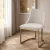 Artiss Balen Dining Chairs Set of 2 - Beige Linen Fabric, Sturdy Plywood Frame, Metal Legs, 150KG Capacity, 47x53x86cm