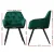 Artiss Dining Chairs Set of 2 Velvet Diamond Tufted Armchair Green, 60x50x86cm, Steel Legs, 150kg Capacity, Modern Style