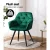 Artiss Dining Chairs Set of 2 Velvet Diamond Tufted Armchair Green, 60x50x86cm, Steel Legs, 150kg Capacity, Modern Style