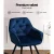 Artiss Dining Chairs Set of 2 Velvet Diamond Tufted Armchair Blue, Plush Upholstery, Steel Legs, 150kg Capacity Artiss Dining Chairs Set of 2 Velvet Diamond Tufted Armchair Blue, Plush Upholstery, Steel Legs, 150kg Capacity