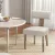 Artiss Milford Dining Chairs Set of 2 - Beige Linen, Rubber Wood Frame, 150kg Capacity, 46.5x55x88cm, Elegant & Durable