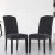 Artiss Dansk Dining Chairs Set of 2 - Dark Grey Linen Parsons Chair with Tufted Back, Foam Padding, Pinewood Frame