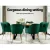 Artiss Dining Chairs Set of 2, Velvet Armchair, Green, 54x58x83cm, Luxurious Comfort, Sturdy Steel Legs, Easy Assembly