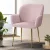 Artiss Velvet Dining Chairs Set of 2 - Plush Pink Armchair with Steel Legs, Luxurious Comfort & Style for Any Room