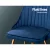Artiss Velvet Dining Chairs Set of 2, Blue - Channel Tufted, Gold Legs, High Resilience Foam, 150kg Capacity, 44x41x80cm