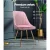 Artiss Set of 2 Pink Velvet Dining Chairs, Channel Tufted, Gold Legs, 44x41x80cm, Elegant Design, High Comfort