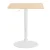 Artiss Aine Bar Table 60cm Pine Wood, Swivel Round Top, Height Adjustable Gas Lift, Steel Base, Counter Dining
