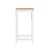 Artiss Ari Bar Table, Solid Pine Wood, 108CM, Pine & White, Rectangular, Sturdy Design, Home & Pub Use
