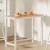 Artiss Ari Bar Table, Solid Pine Wood, 108CM, Pine & White, Rectangular, Sturdy Design, Home & Pub Use