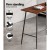 Artiss Halle Bar Table, Particleboard & Steel, 120CM, Oak & Black, Rectangular, Elegant Design, 120kg Capacity Artiss Halle Bar Table, Particleboard & Steel, 120CM, Oak & Black, Rectangular, Elegant Design, 120kg Capacity