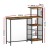 Artiss Industrial Bar Table 122cm Walnut with Wine Rack, Cup Holders, Multi-Level Storage, Metal Frame, MDF Top Artiss Industrial Bar Table 122cm Walnut with Wine Rack, Cup Holders, Multi-Level Storage, Metal Frame, MDF Top