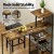 Artiss Industrial Bar Table 122cm Walnut with Wine Rack, Cup Holders, Multi-Level Storage, Metal Frame, MDF Top Artiss Industrial Bar Table 122cm Walnut with Wine Rack, Cup Holders, Multi-Level Storage, Metal Frame, MDF Top