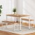 Artiss 3PCS Dining Table & Benches Set - Particle Board & Metal, 110x70cm, Natural/White, High Weight Capacity Artiss 3PCS Dining Table & Benches Set - Particle Board & Metal, 110x70cm, Natural/White, High Weight Capacity