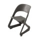 ArtissIn Set of 4 Dining Chairs, Plastic, 55x52x72cm, Grey, Stackable, Modern Design, Weather-Resistant, Easy Assembly