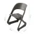 ArtissIn Set of 4 Dining Chairs, Plastic, 55x52x72cm, Grey, Stackable, Modern Design, Weather-Resistant, Easy Assembly