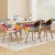 Artiss Set of 4 Retro Replica DSW Dining Chairs - Fabric Seat, Beech Wood Legs, 49x42x84cm, Mid-Century Modern Design Artiss Set of 4 Retro Replica DSW Dining Chairs - Fabric Seat, Beech Wood Legs, 49x42x84cm, Mid-Century Modern Design