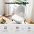 Artiss Set of 2 Boucle Sherpa Dining Chairs, White, Modern Curved Back, Metal Legs, 47x46x81cm, 150kg Capacity