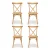 Artiss 4x Dining Chairs - Natural Rattan Seat, Rubber Wood Frame, Ergonomic Design, 120kg Capacity, Easy Assembly Artiss 4x Dining Chairs - Natural Rattan Seat, Rubber Wood Frame, Ergonomic Design, 120kg Capacity, Easy Assembly