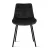 Artiss 2x Velvet Tufted Dining Chairs - Ergonomic, Comfy Padded Seat, Metal Legs, Black, 51x44x80cm, Versatile Style