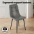 Artiss 4x Retro Dining Chairs, Grey PU Leather, Ergonomic Backrest, Metal Legs, 43x43x90cm, Perfect for Kitchen & Lounge Artiss 4x Retro Dining Chairs, Grey PU Leather, Ergonomic Backrest, Metal Legs, 43x43x90cm, Perfect for Kitchen & Lounge