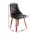 Artiss Set of 4 Black Dining Chairs PU Leather, Diamond Tufted, Foam Padded, Wooden Legs, 150kg Capacity