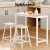 Artiss Solid Wood Bar Table & Stool Set - Pine & White, 3-Piece Dining Desk with Smooth Finish & Anti-Slip Protectors Artiss Solid Wood Bar Table & Stool Set - Pine & White, 3-Piece Dining Desk with Smooth Finish & Anti-Slip Protectors