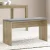 Artiss NATU 90cm Oak Dining Bench - Upholstered Seat, Sturdy 15mm Particle Board, Faux Linen, Natural Wood Grain Finish