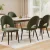 Artiss Loren Green Velvet Dining Chairs Set of 4 - Stylish Plywood Frame, Metal Legs, 81cm Height, 150kg Capacity Artiss Loren Green Velvet Dining Chairs Set of 4 - Stylish Plywood Frame, Metal Legs, 81cm Height, 150kg Capacity