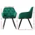 Artiss Velvet Diamond Tufted Dining Chairs Set of 4 - Green, Plush Armchair, Steel Legs, 150kg Capacity, 1-Year Warranty