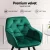 Artiss Velvet Diamond Tufted Dining Chairs Set of 4 - Green, Plush Armchair, Steel Legs, 150kg Capacity, 1-Year Warranty
