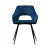 Artiss Caitlee Velvet Dining Chairs Set of 2 - Blue, Plush Comfort, Steel Legs, 150kg Capacity, Easy Assembly