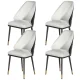 Artiss Dining Chairs Set of 4, Beige & Black, PU Leather, Steel Legs, 150kg Capacity, Modern Design, Easy Assembly