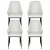 Artiss Dining Chairs Set of 4, Beige & Black, PU Leather, Steel Legs, 150kg Capacity, Modern Design, Easy Assembly
