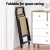 Artiss 2x Foldable Dining Chairs Black – Wooden Poplar Frame, Rattan-Style Seat, 150kg Capacity, No Assembly Required