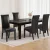Artiss Set of 2 Black PU Leather Dining Chairs - Elegant Parsons Design, Thick Foam Padding, Pinewood Frame, 102cm