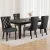 Timeless Elegance: Set of 4 Artiss Black Dining Chairs with PU Leather, Button-Tufted Back, and Rubberwood Legs