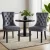 Artiss Set of 2 Grey Velvet Dining Chairs, Button Tufted Backrest, Rubberwood Legs, 50x46x96cm, 150kg Capacity