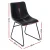 Artiss 4x Retro Dining Chairs in Black PU Leather, Ergonomic Design with Metal Sled Legs, 48x58x83cm, Easy Assembly